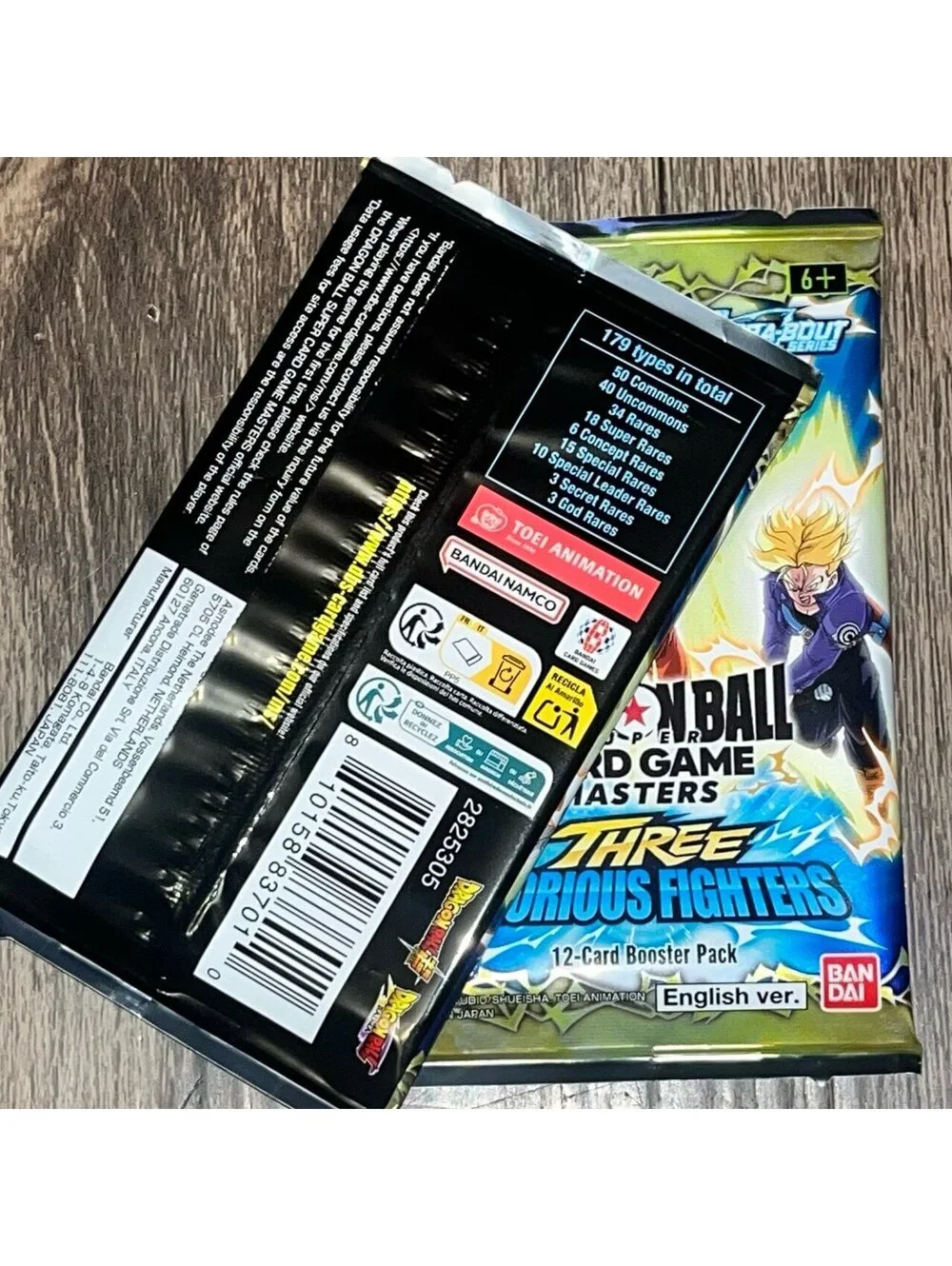 2x Dragon Ball Super DBS Master TCG Three Glorious Fighters (BT30) Pack DBZ